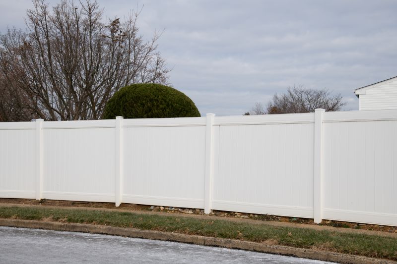 Solid Vinyl Fence Installation